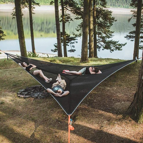 multiple person triangle hammock
