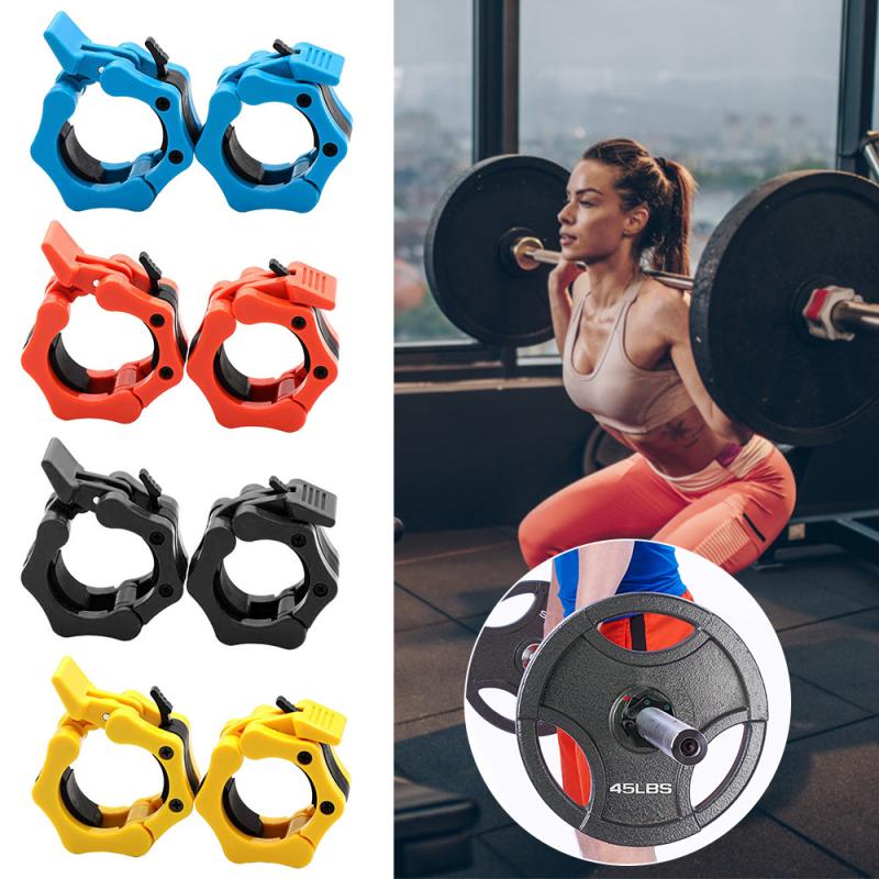 Barbell Collar Locks Clips Clamp Weight lifting Bar